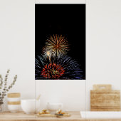 Flowers of Light Print Poster (Küche)