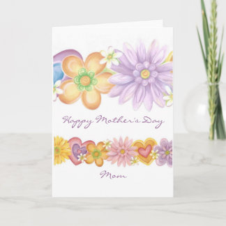 Flowers of Passion, Happy Mother's Day Mom Karte