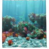 Flowers of the Sea Shower Curtain Duschvorhang (Vorderseite)