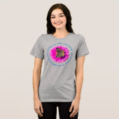Flowers of Your Faithfulness Butterfly & Flower Tri-Blend Shirt (Vorderseite voll)