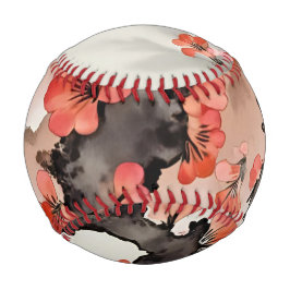 Flowers on Black Baseball