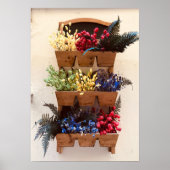 Flowers on the Wall in Nice Photography Poster  (Vorne)