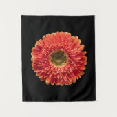 Flowers | Orange Gerbera Daisy Wandteppich (Vorderseite)
