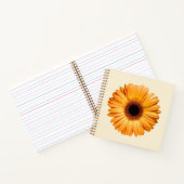 Flowers | Orange Gerbera Notizblock (Innenseite)