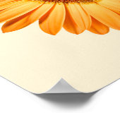 Flowers | Orange Gerbera Poster (Ecke)