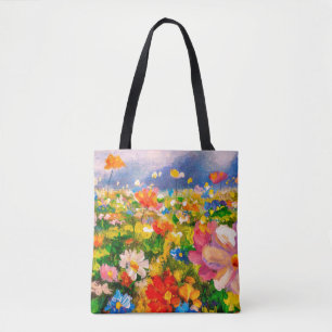 Flowers paintings monet painting claude druck tasche