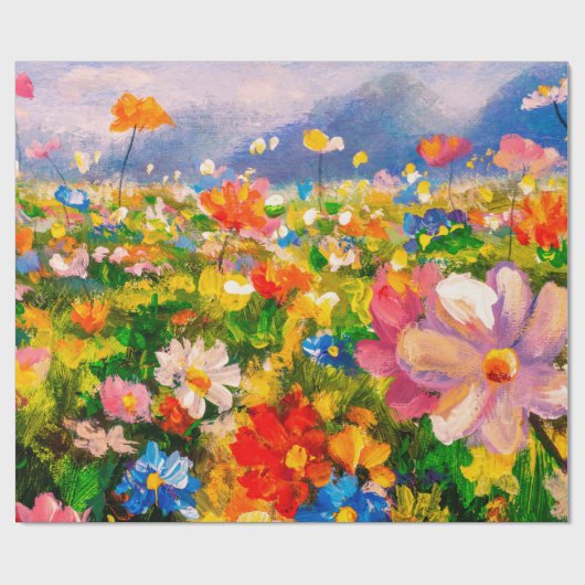 Flowers paintings monet painting claude impression geschenkpapier (Flach)