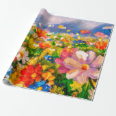 Flowers paintings monet painting claude impression geschenkpapier (Ungerollt)