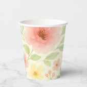 Flowers Pappbecher (Vorderseite)