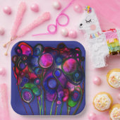 Flowers Pappteller (Party)