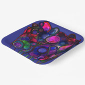 Flowers Pappteller (Gewinkelt)