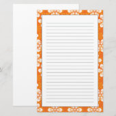 Flowers Pattern Briefpapier (Vorne/Hinten)