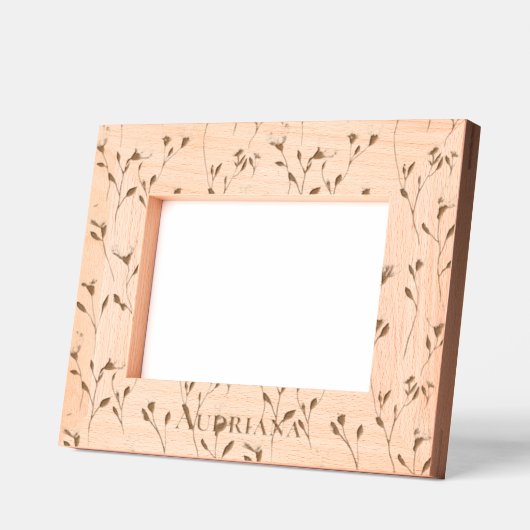 Flowers Personalized Geätzte Rahmen (Links)