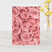 Flowers | Pink Roses Karte (Gelbe Blume)