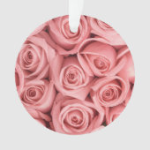 Flowers | Pink Roses Ornament (Vorderseite)