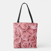 Flowers | Pink Roses Tasche (Rückseite)