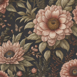 Flowers & postcard v3 vintage tissue paper seidenpapier