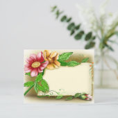 Flowers Postkarte (Stehend Vorderseite)