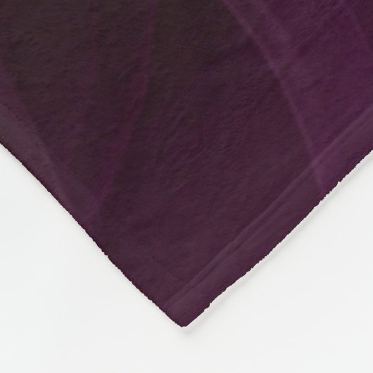 Flowers | Purple Daisy Fleecedecke (Ecke)