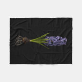 Flowers | Purple Hyacinth Bulb Fleecedecke (Vorderseite (Horizontal))