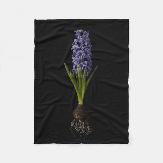 Flowers | Purple Hyacinth Bulb Fleecedecke (Vorderseite)