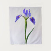 Flowers | Purple Iris Flower Wandteppich (Vorderseite)