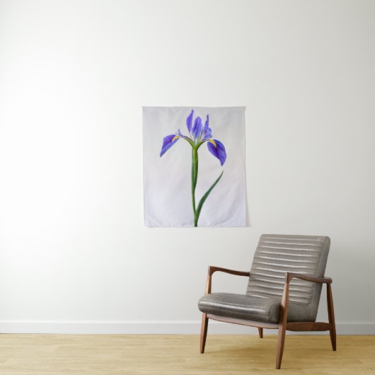 Flowers | Purple Iris Flower Wandteppich (Beispiel)