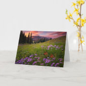 Flowers | Purple Wildflowers Colorado Karte (Gelbe Blume)