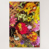 Flowers Puzzle Personalize Gift Schwierigkeiten (Vertikal)