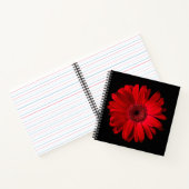 Flowers Red Gerbera | Daisy Notizblock (Innenseite)