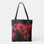 Flowers | Red Poppies Tasche (Rückseite)