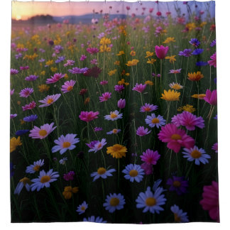 Flowers Shower Curtain Duschvorhang