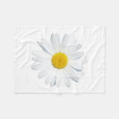 Flowers | Single Daisy Fleecedecke (Vorderseite (Horizontal))