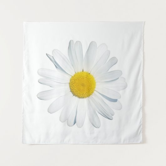 Flowers | Single Daisy Wandteppich (Vorderseite (Horizontal))