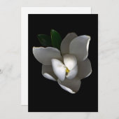 Flowers | Single White Magnolia Blossom Dankeskarte (Vorne/Hinten)