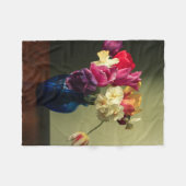 Flowers | Spring Flower Bouquet Fleecedecke (Vorderseite (Horizontal))