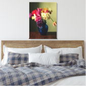 Flowers | Spring Flower Bouquet Leinwanddruck (Insitu (Schlafzimmer))