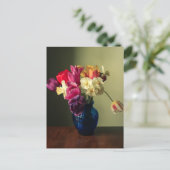 Flowers | Spring Flower Bouquet Postkarte (Stehend Vorderseite)