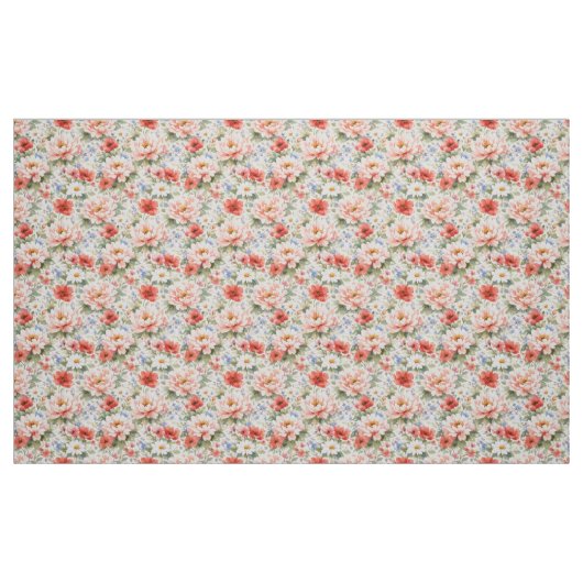 Flowers Stoff (Fat Quarter (45,7 x 55,9 cm))