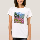 Flowers | Summer Matterhorn Switzerland T-Shirt (Vorderseite)