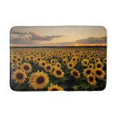 Flowers | Sunflower Field Badematte (Vorderseite)