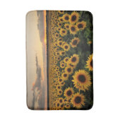 Flowers | Sunflower Field Badematte (Vorderseite Vertikal)