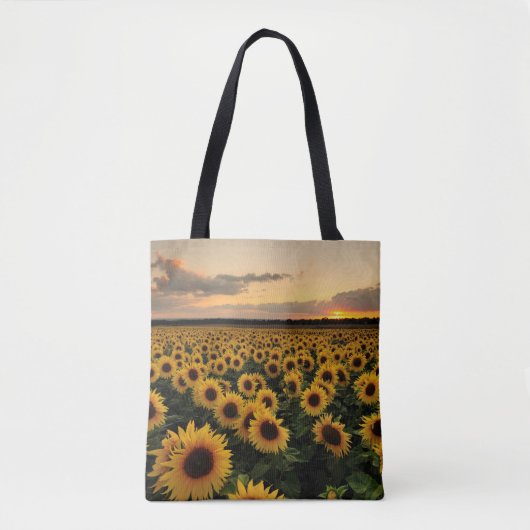 Flowers | Sunflower Field Tasche (Vorderseite)