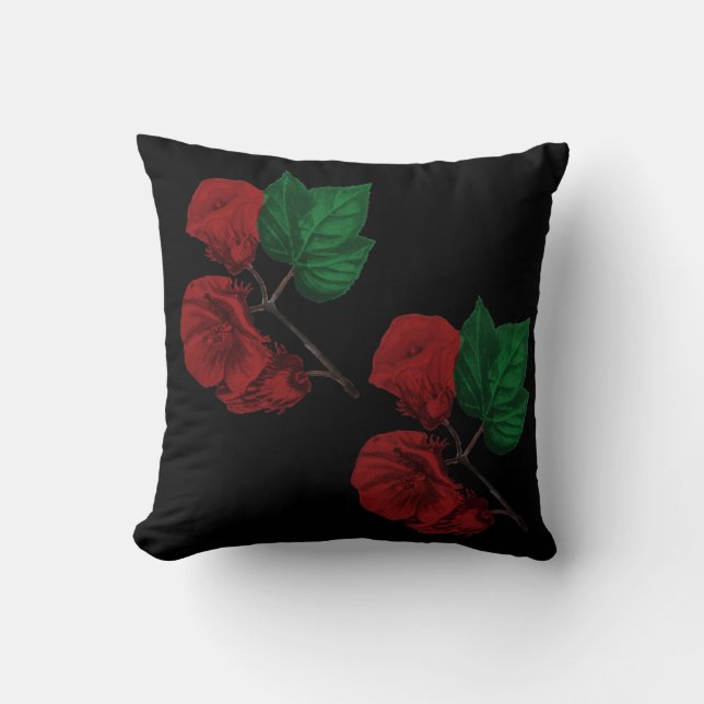  Flowers Throw Pillow Kissen (Vorderseite)