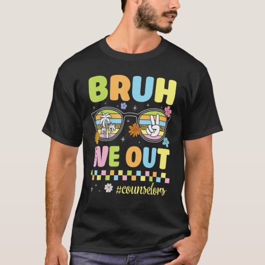 Flowers Tree Hands Glasses Class Of Bruh We Out Co T-Shirt (Vorderseite)