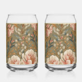 Flowers, Vintage,Glamorous Garden Blooms , Drinkwa Dosenglas (Links)