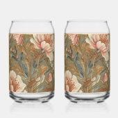 Flowers, Vintage,Glamorous Garden Blooms , Drinkwa Dosenglas (Rückseite)