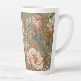 Flowers, Vintage,Glamorous Garden Blooms Milchtasse