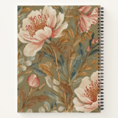 Flowers, Vintage,Glamorous Garden Blooms Notizblock (Rückseite)