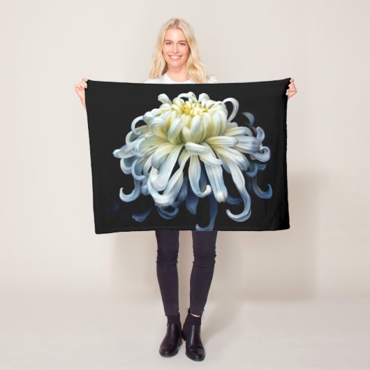 Flowers | White Chrysanthemum Fleecedecke (Beispiel)
